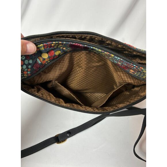 Danny K Tapestry Crossbody Purse Multicolor Boho Made in USA - Picture 7 of 10